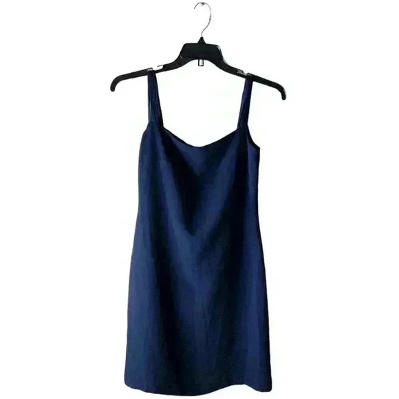 Vintage Ann Taylor Dress A-Line Strap Back Zip Women's Size 6 - Picture 4 of 7